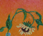 Sunflower Solo; 2008; oil; 8