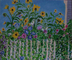 The Sunflower Garden; 2008; oil; 24