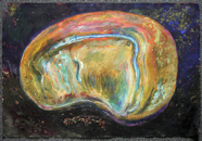 Cosmic Rock; 1998; watercolor; 22.5