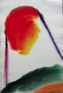 Tether; 1972; watercolor; 31